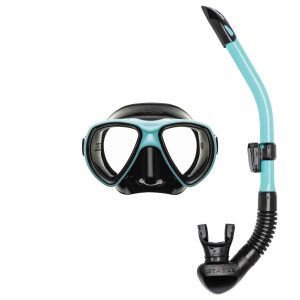 RIFFE Premium Mask/Snorkel Set (Nekton Caribbean Blue)